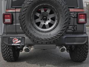 aFe - aFe Rebel Series 2.5in 304 SS Cat-Back Exhaust w/ Polished Tips 2018+ Jeep Wrangler (JL) V6 3.6L - 49-38066-P - Image 5