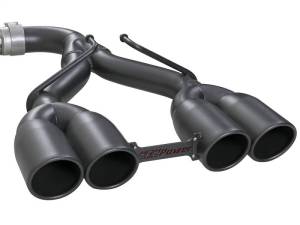 aFe - aFe Rebel Series 2.5in. 304 SS C/B Exhaust System 2018 Jeep Wrangler (JL) V6-3.6L - Black Tip - 49-38071-B - Image 6