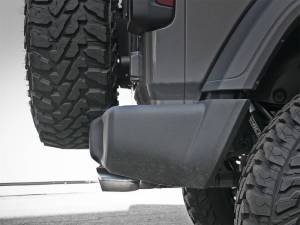 aFe - aFe Rebel Series 2.5in. 304 SS C/B Exhaust System 2018 Jeep Wrangler (JL) V6-3.6L - Polished Tip - 49-38071-P - Image 2