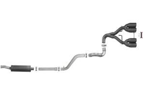 aFe - aFe Rebel Series 2.5in 304 SS Cat-Back Exhaust w/ Black Tip 18-20 Jeep Wrangler (JL) - 49-38073-B - Image 5