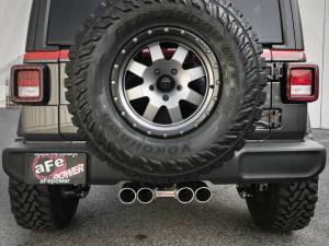 aFe - aFe Rebel Series 2.5in 304 SS Cat-Back Exhaust w/ Polished Tip 18-20 Jeep Wrangler (JL) - 49-38073-P - Image 3