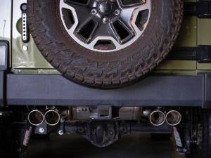 aFe - aFe Vulcan Series 2.5in 304 SS Axle-Back Exhaust Polished 07-18 Jeep Wrangler (JK) V6-3.6/3.8L - 49-38086-P - Image 7