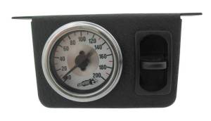 Air Lift Single Needle Gauge Panel With One Paddle Switch- 200 PSI - 26161