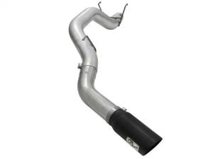 aFe MACHForce XP 5in DPF-Back SS Exhaust Dodge RAM 13-14 6.7L (td) Mega Cab w/ Black Tip - 49-42039-B