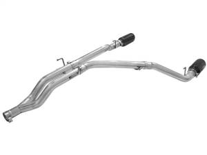 aFe - aFe MACHForce XP DPF-Back Exhaust 3in SS w/ 6in Black Tips 2014 Dodge Ram 1500 V6 3.0L EcoDiesel - 49-42044-B - Image 5