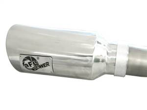 aFe - aFe MACHForce XP DPF-Back Exhaust 3in SS w/ 6in Polished Tips 2014 Dodge Ram 1500 V6 3.0L EcoDiesel - 49-42044-P - Image 2