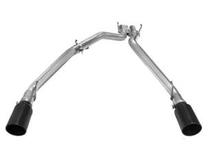 aFe - aFe MACHForce XP DPF-Back Exhaust 3in SS w/ 5in Black Tips 2014 Dodge Ram 1500 V6 3.0L EcoDiesel - 49-42045-B - Image 2