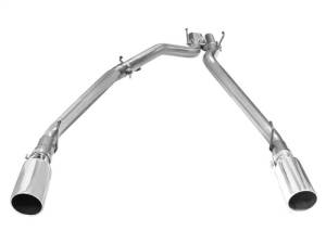 aFe - aFe MACHForce XP DPF-Back Exhaust 3in SS w/ 5in Polished Tips 2014 Dodge Ram 1500 V6 3.0L EcoDiesel - 49-42045-P - Image 3