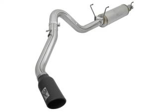 aFe MACHForce XP 4in Exhausts Cat-Back SS Side Exit 14-17 Dodge Ram 2500 V8-6.4L Hemi w/ Black Tips - 49-42056-B