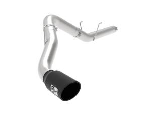 aFe Large Bore-HD 5in 409SS DPF-Back Exhaust System w/Black Tip 19-20 Ram Diesel Trucks L6-6.7L (td) - 49-42075-B