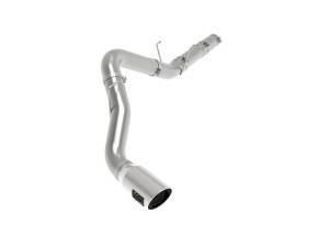 aFe LARGE BORE HD 5in 409-SS DPF-Back Exhaust w/Pol Tip 19-20 Ram Diesel Trucks L6-6.7L (td) - 49-42078-P