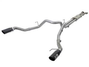 aFe MACHForce XP 3in 409-SS Exhaust Cat-Back 2017 Ford F-150 Raptor V6-3.5L (tt) w/ Black Tip - 49-43045-B