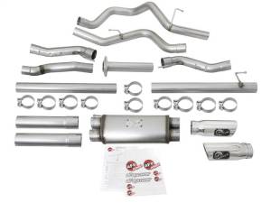 aFe - aFe MACHForce XP Exhaust Cat-Back SS-409 2017 Ford F-150 Raptor V6-3.5L (tt) w/ Polished Tips - 49-43045-P - Image 9