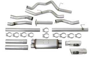 aFe - aFe MACHForce XP Exhaust Cat-Back SS-409 2017 Ford F-150 Raptor V6-3.5L (tt) w/ Polished Tips - 49-43045-P - Image 11