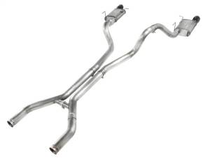 aFe - aFe MACHForce XP Cat-Back Exhaust 3in SS w/ Black Tips 11-14 Ford Mustang GT V8 5.0L - 49-43049-B - Image 2