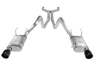 aFe - aFe MACHForce XP Cat-Back Exhaust 3in SS w/ Black Tips 11-14 Ford Mustang GT V8 5.0L - 49-43049-B - Image 3