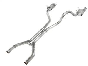 aFe - aFe MACHForce XP Cat-Back Exhaust 3in SS w/ Polished Tips 11-14 Ford Mustang GT V8 5.0L - 49-43049-P - Image 3