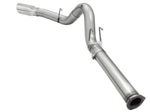 aFe - aFe MACHForce XP Exhaust 5in DPF-Back SS Exh 2015 Ford Turbo Diesel V8 6.7L Polished Tip - 49-43064-P - Image 2