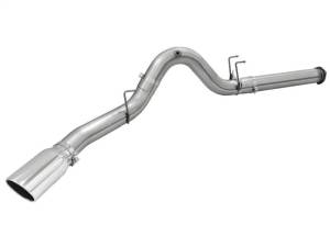 aFe - aFe MACHForce XP Exhaust 5in DPF-Back SS Exh 2015 Ford Turbo Diesel V8 6.7L Polished Tip - 49-43064-P - Image 4