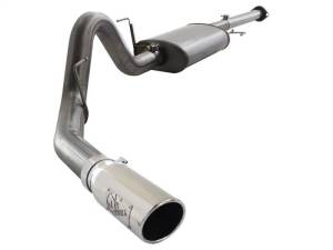 aFe MACHForce XP SS Exhaust 3in Cat-Back w/4.5in Polished Tip 11-14 Ford F150 Ecoboost V6 3.5Ltt - 49-43067-P