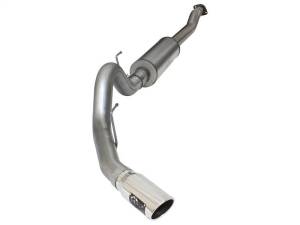 aFe MACHForce XP SS Exhaust 4in Cat-Back w/ Polish Tip 2015 Ford F-150 EcoBoost V6 2.7/3.5Ltt - 49-43069-P