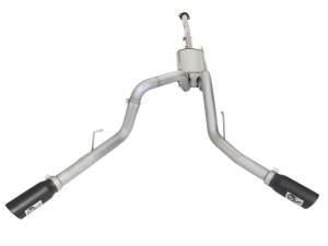 aFe - aFe MACHForce XP Exhaust 3in SS Dual Side Exit CB w/ Black Tips 15 Ford F150 Ecoboost V6-2.7L/3.5L - 49-43070-B - Image 5