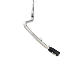 aFe - aFe MACHForce XP Exhaust 3in-3.5in SS Single Side Ext CB w/ Black Tip 99-04 Ford F150 V8 5.4L/6.8L - 49-43076-B - Image 5