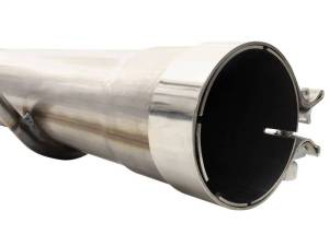 aFe - aFe MACHForce XP Exhaust 3in-3.5in SS Single Side Ext CB w/ Black Tip 99-04 Ford F150 V8 5.4L/6.8L - 49-43076-B - Image 7