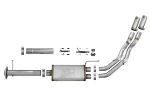 aFe - aFe Rebel Series 3in. to 2.5in. 409 SS C/B Exhaust 11-14 Ford F-150 V6-3.5L (tt) - Polished Tip - 49-43078-P - Image 4