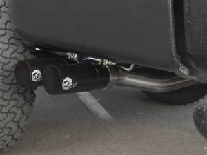 aFe - aFe Rebel Exhausts Cat-Back SS Ford F-150 04-08 V8 4.6/5.4L w/ Black Tips - 49-43079-B - Image 2