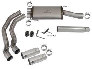 aFe - aFe Rebel Exhausts Cat-Back SS Ford F-150 04-08 V8 4.6/5.4L w/ Polished Tips - 49-43079-P - Image 8