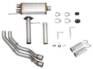 aFe - aFe Rebel Exhausts 3in SS Cat-Back 09-14 Ford F-150 4.6/5.0/5.4L w/ Polished Tips - 49-43080-P - Image 5