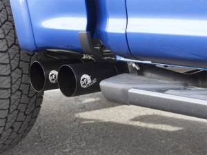 aFe - aFe Rebel Exhausts 3in SS Cat-Back 15-16 Ford F-150 EcoBoost V6 2.7/3.5L V8 5.0L w/ Black Tips - 49-43081-B - Image 3