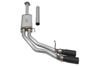 aFe - aFe Rebel Exhausts 3in SS Cat-Back 15-16 Ford F-150 EcoBoost V6 2.7/3.5L V8 5.0L w/ Black Tips - 49-43081-B - Image 8