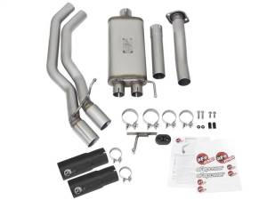 aFe - aFe Rebel Exhausts 3in SS Cat-Back 15-16 Ford F-150 EcoBoost V6 2.7/3.5L V8 5.0L w/ Black Tips - 49-43081-B - Image 9