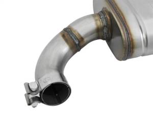 aFe - aFe MACHForce XP 2.5in 409 Stainless Axle Back Exhaust w/ Black Tips 15-17 Ford Mustang I4-2.3L (t) - 49-43085-B - Image 5