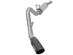 aFe MACHForce XP 4in Cat-Back SS-409 Exhaust w/ Black Tips 2017 Ford Super Duty F-250/F-350 V8-6.2L - 49-43086-B