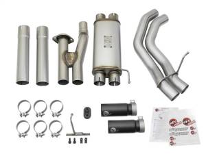 aFe - aFe POWER Rebel Series 3in 409 SS Cat Back Exhaust w/ Black Tips 17 Ford F-150 Raptor V6-3.5L - 49-43091-B - Image 5