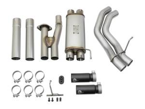 aFe - aFe POWER Rebel Series 3in 409 SS Cat Back Exhaust w/ Black Tips 17 Ford F-150 Raptor V6-3.5L - 49-43091-B - Image 9