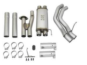 aFe - aFe POWER Rebel Series 3in 409 SS Cat Back Exhaust w/ Polished Tips 17 Ford F-150 Raptor V6-3.5L - 49-43091-P - Image 9