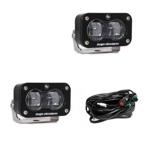 Baja Designs - Baja Designs Universal S2 SAE Spot LED (Pair) - Clear - 237801 - Image 1