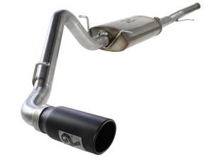 aFe - aFe MACHForce XP Exh CB, GM Silverado/Sierra 1500 2014 V*-5.3/6.2L Black tip - 49-44038-B - Image 2