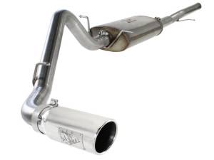 aFe - aFe MACHForce XP Exh CB,Stainless steel GM Silverado/Sierra 1500 2014 V*-5.3/6.2L Polished tip - 49-44038-P - Image 2