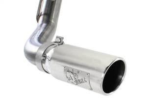 aFe - aFe MACHForce XP Exh CB,Stainless steel GM Silverado/Sierra 1500 2014 V*-5.3/6.2L Polished tip - 49-44038-P - Image 4