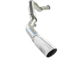 aFe MACHForce XP Exhaust 5in DPF-Polished, GM Diesel Trucks 07.5-10 V8-6.6L 9(td) LMM - 49-44040-P