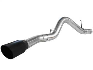 aFe - aFe MACHForce XP Exhaust 5in DPF-Back SS 11-13 GM Diesel Trucks V8-6.6L (td) (LML) (Blk Tip) - 49-44041-B - Image 3