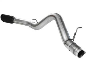 aFe - aFe MACHForce XP Exhaust 5in DPF-Back SS 11-13 GM Diesel Trucks V8-6.6L (td) (LML) (Blk Tip) - 49-44041-B - Image 4