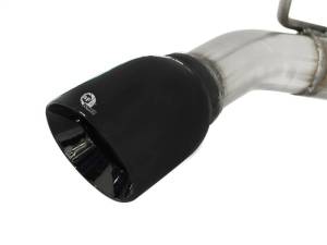 aFe - aFe MACHForce XP Exhaust 2.5in Stainless Steel CB/10-13 Chevy Camaro V6-3.6L (td) (gloss blk tip) - 49-44042-B - Image 5