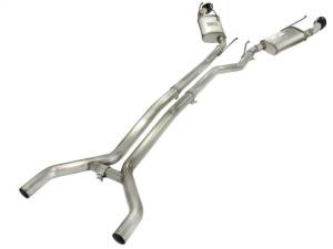 aFe - aFe MACHForce XP Exhaust 2.5in Stainless Steel CB/10-13 Chevy Camaro V6-3.6L (td) (gloss blk tip) - 49-44042-B - Image 6