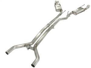 aFe - aFe MACHForce XP Exhaust 2.5in Stainless Steel CB/10-13 Chevy Camaro V6-3.6L (td) (polished tip) - 49-44042-P - Image 6